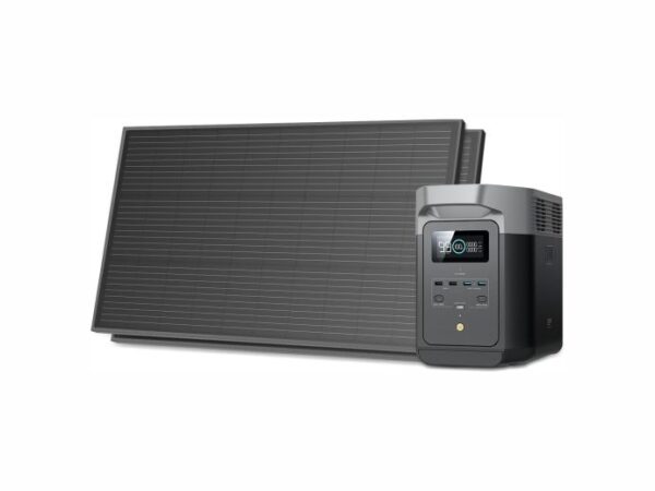 Estación de energía portátil Ecoflow DELTA 2 / 1800W+2 Paneles solares