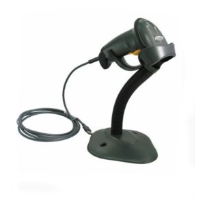 Lector de Codigo de Barras ZEBRA -LS1203-7AZU0100S, Lector Laser 1D, Incluye Stand, cable USB