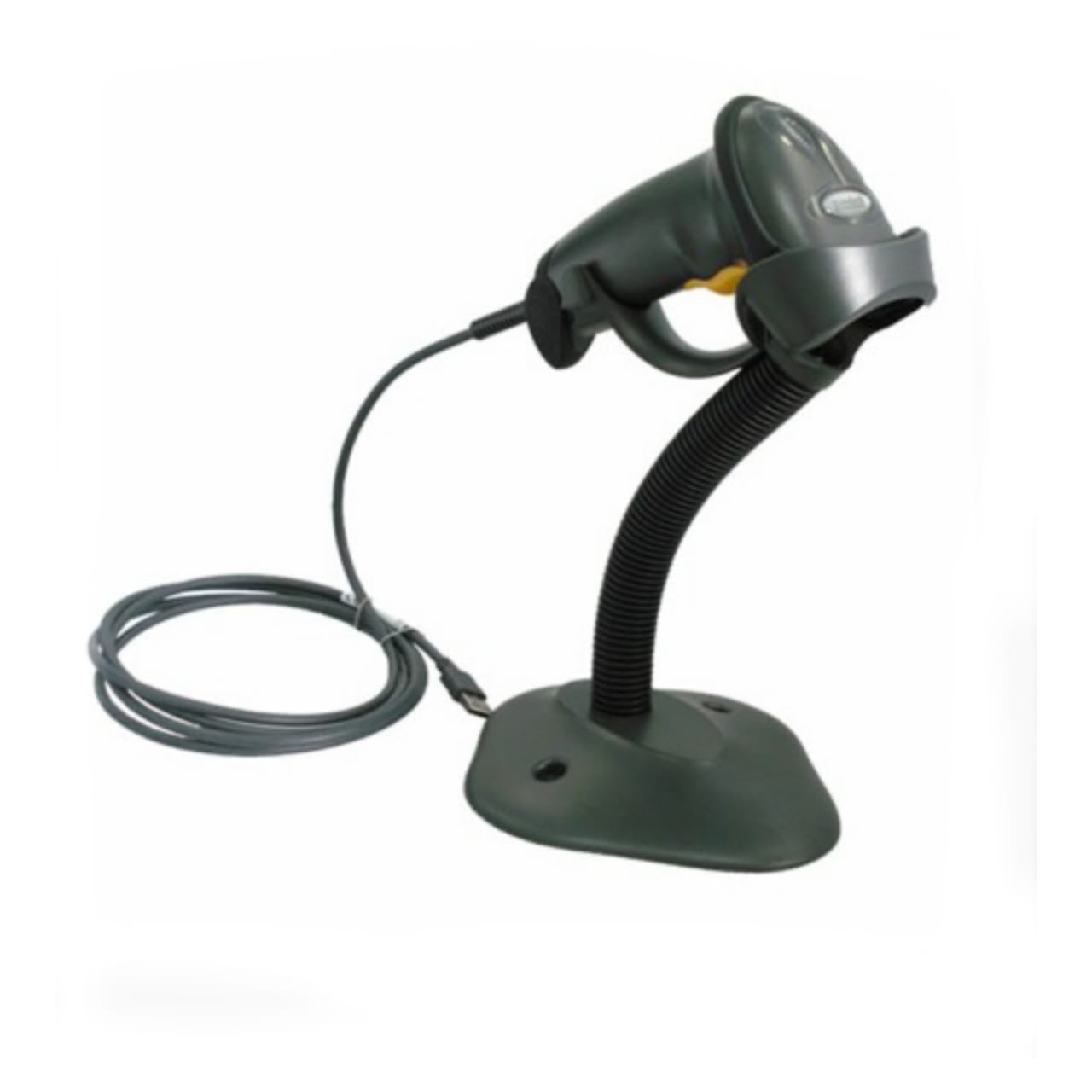 Lector de Codigo de Barras ZEBRA -LS1203-7AZU0100S, Lector Laser 1D, Incluye Stand, cable USB